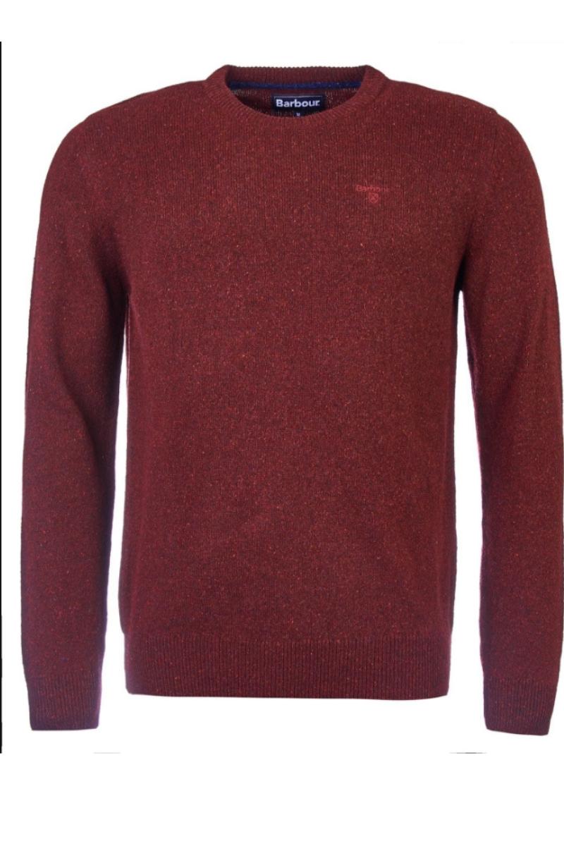 Barbour Ess Tisbury Crew Jumper Ruby