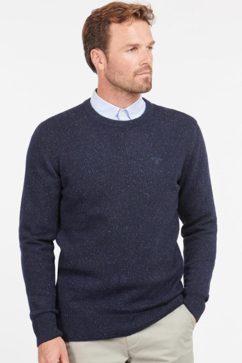 Barbour Ess Tisbury Crew Jumper Navy