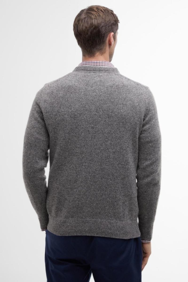 Barbour Ess Tisbury Crew Jumper Grey