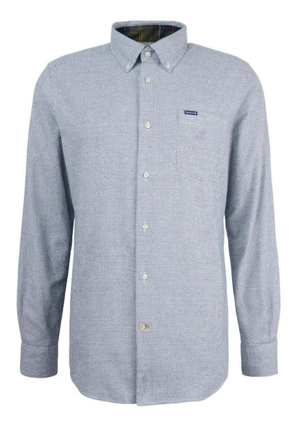 Barbour Turner Houndstooth Navy Shirt