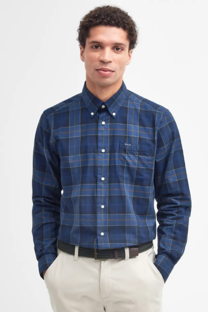 Barbour Wetheram Shirt Midnight