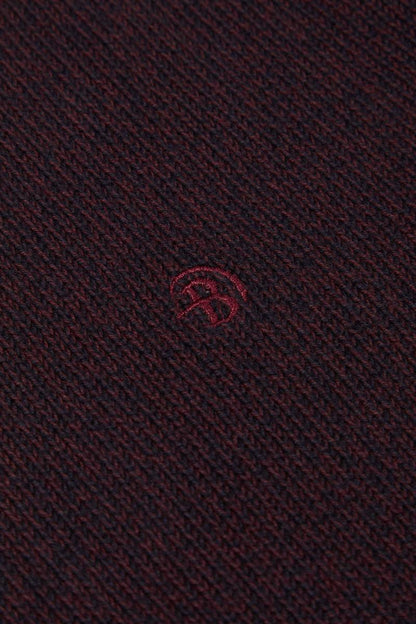 Benetti Brosna 1/4 Zip Jumper Bordo