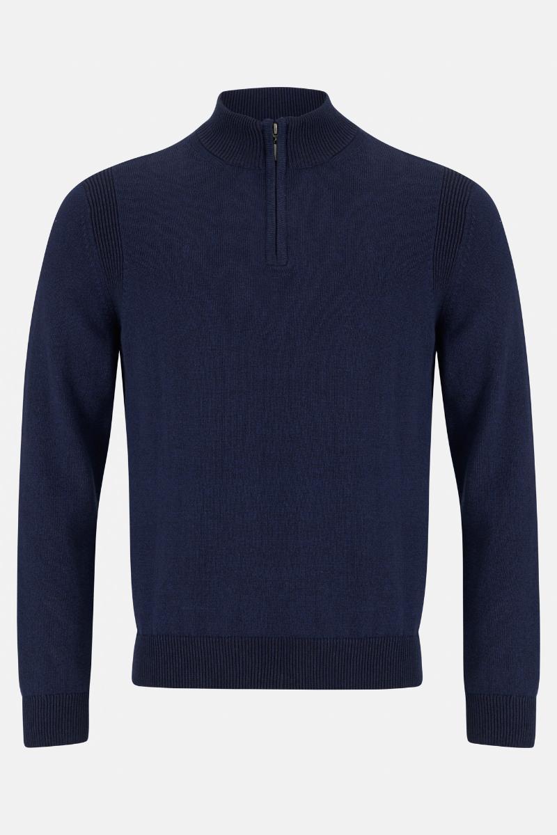 Benetti Brosna 1/4 Zip Jumper Indigo