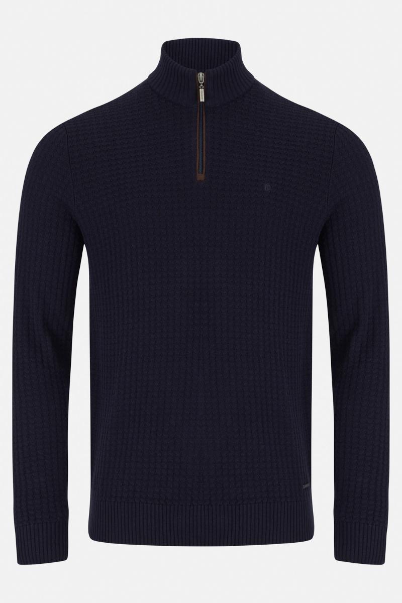 Benetti Gordon 1/4 Zip Jumper Navy