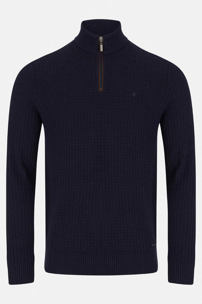 Benetti Gordon 1/4 Zip Jumper Navy