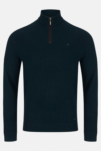 Benetti Gordon 1/4 Zip Jumper Olive