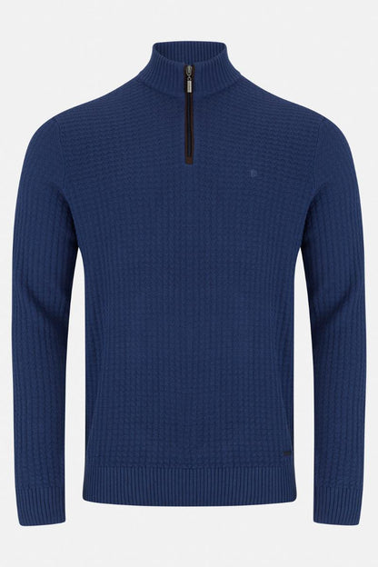 Benetti Gordon 1/4 Zip Jumper Smoke