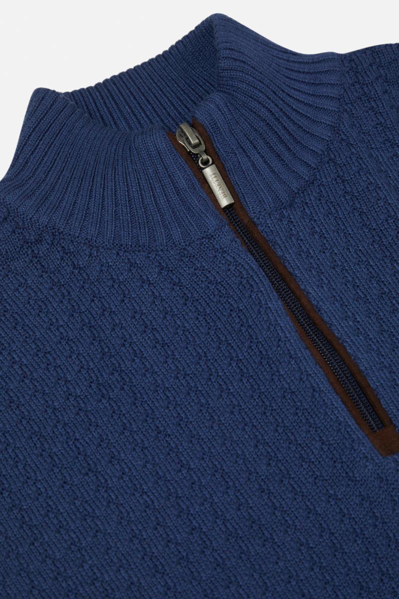 Benetti Gordon 1/4 Zip Jumper Smoke