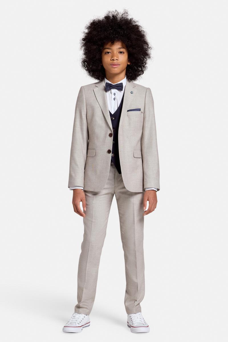 Benetti Boys Nicky Communion Suit Stone