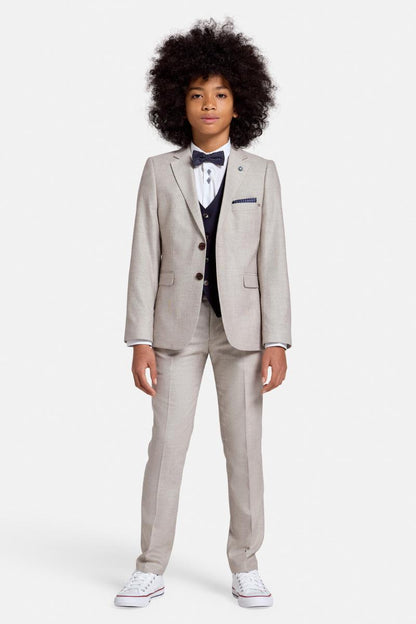 Benetti Boys Nicky Communion Suit Stone