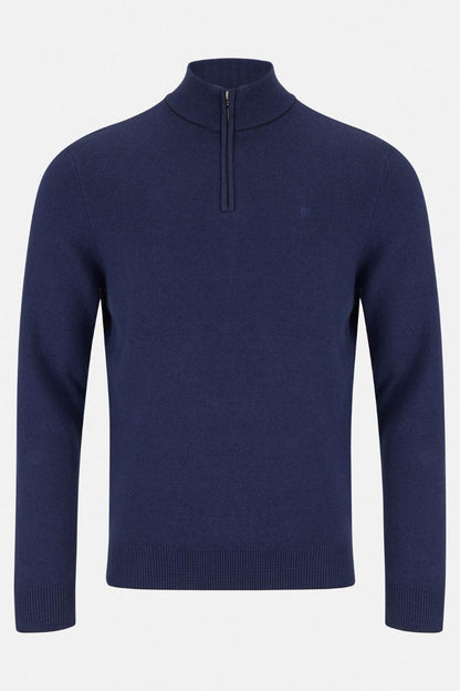 Benetti Verona 1/4 Zip Jumper Indigo