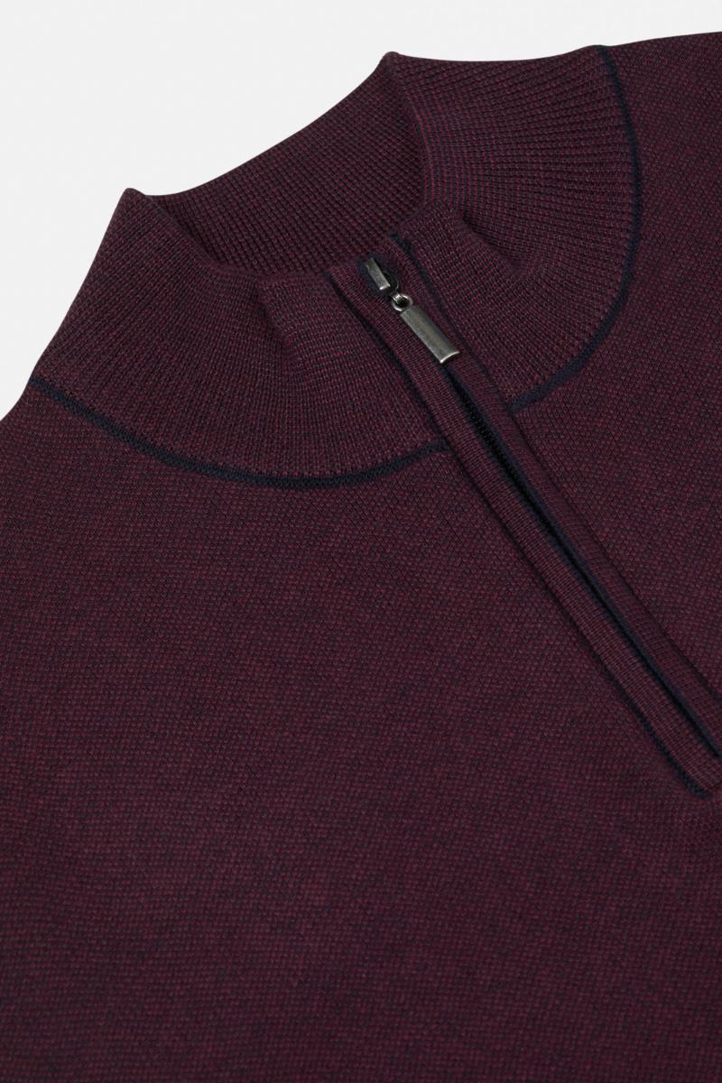 Benetti Verona 1/4 Zip Jumper Plum