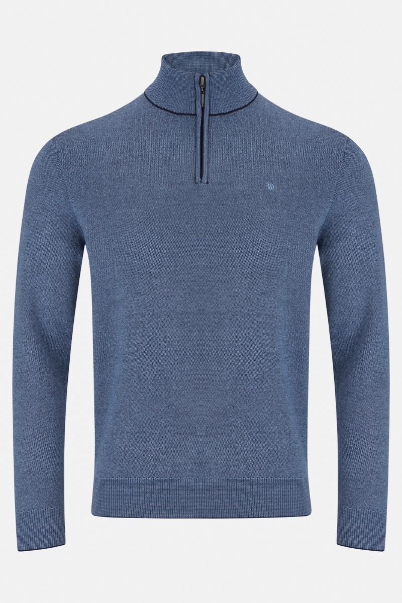 Benetti Verona 1/4 Zip Jumper Smoke