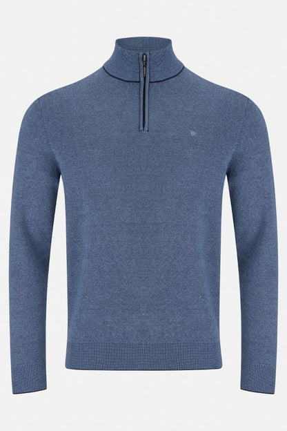 Benetti Verona 1/4 Zip Jumper Smoke