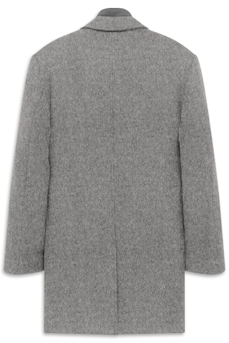 Bugatti 24203 Wool Blend Overcoat Grey