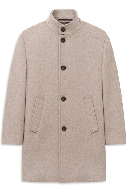 Bugatti 24201 Wool Blend Overcoat Beige