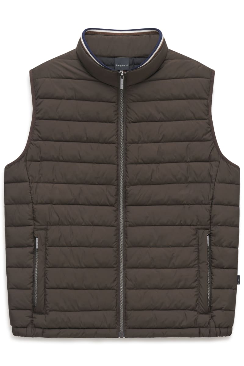 Bugatti 21010 Zip Gilet Brown