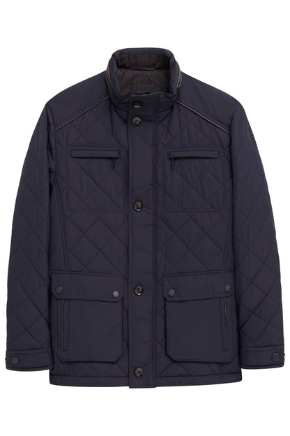 Bugatti 99052 Diamond Quilted Jacket Navy