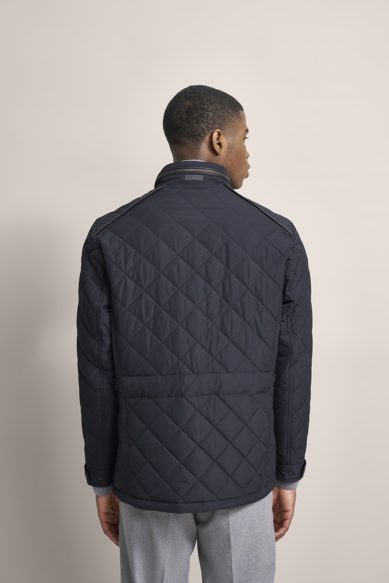 Bugatti 99052 Diamond Quilted Jacket Navy
