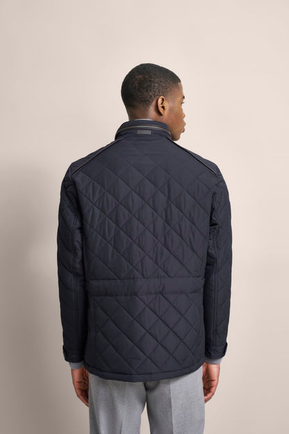 Bugatti 99052 Diamond Quilted Jacket Navy