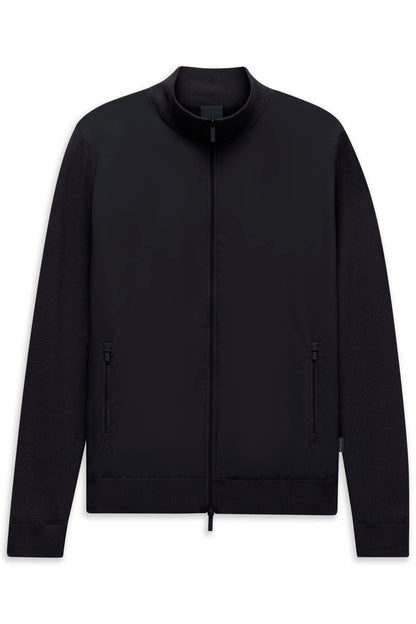 Bugatti 25571F Zip Through Cardigan Navy