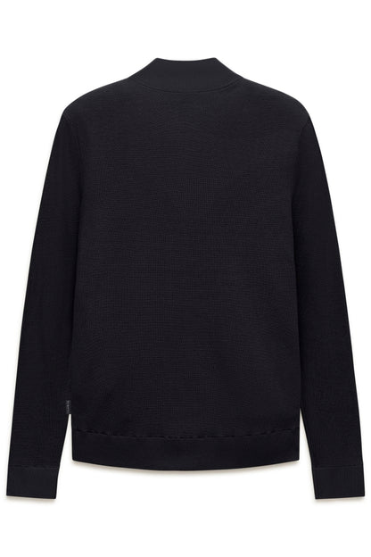Bugatti 25571F Zip Through Cardigan Navy