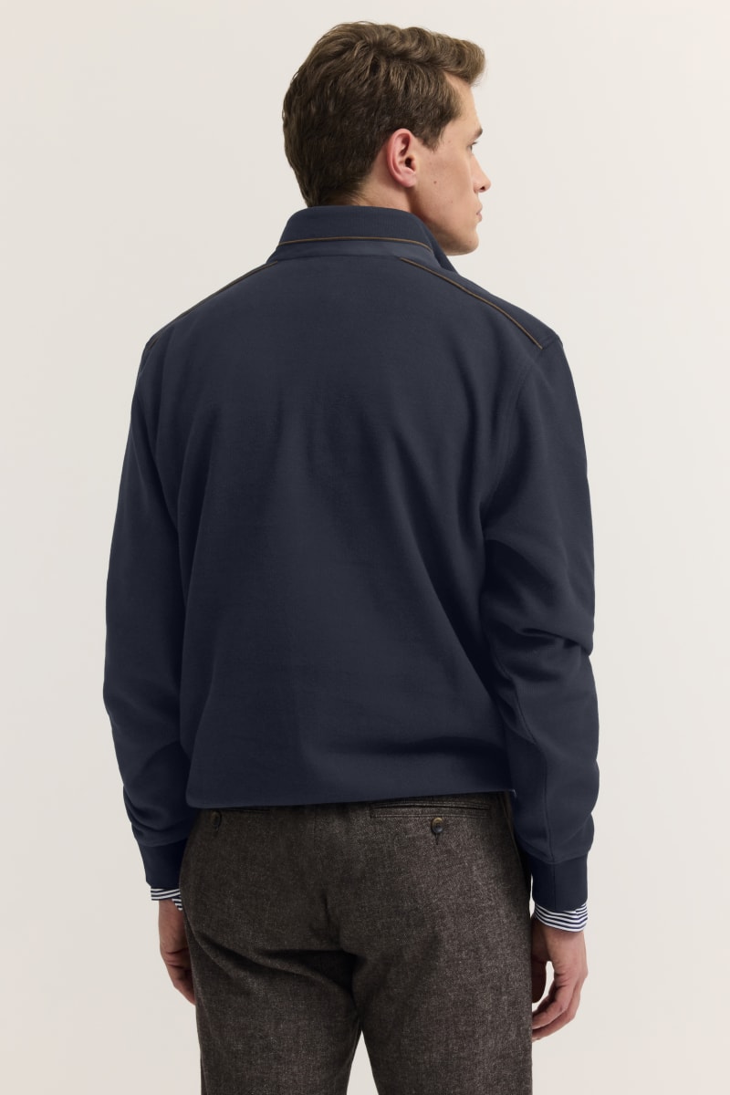 Bugatti 25050F Full Zip Sweat Jacket Navy — view 2