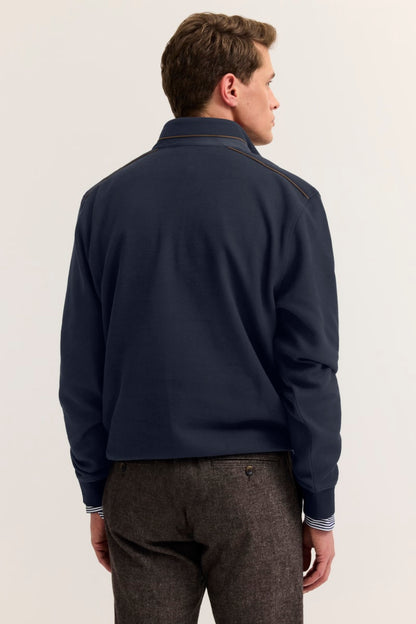 Bugatti 25050F Full Zip Sweat Jacket Navy — view 2