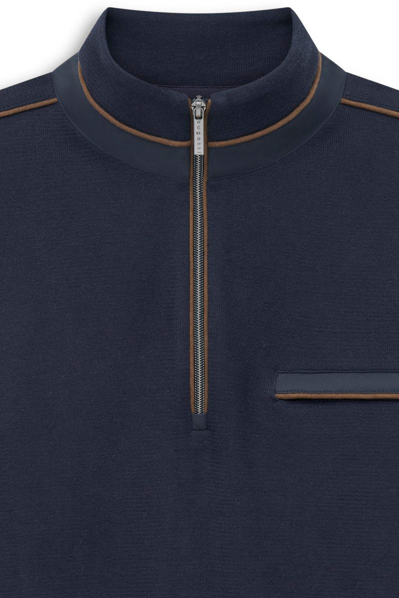 Bugatti 25050F Full Zip Sweat Jacket Navy — view 3