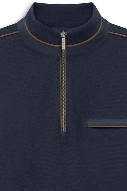 Bugatti 25050F Full Zip Sweat Jacket Navy — view 3