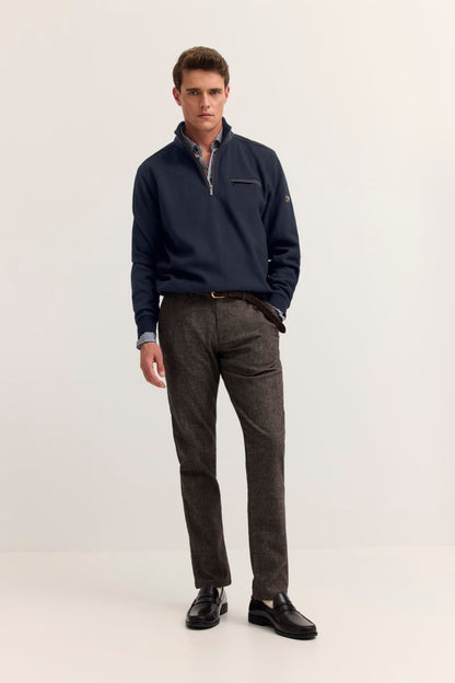 Bugatti 25050F Full Zip Sweat Jacket Navy — view 4