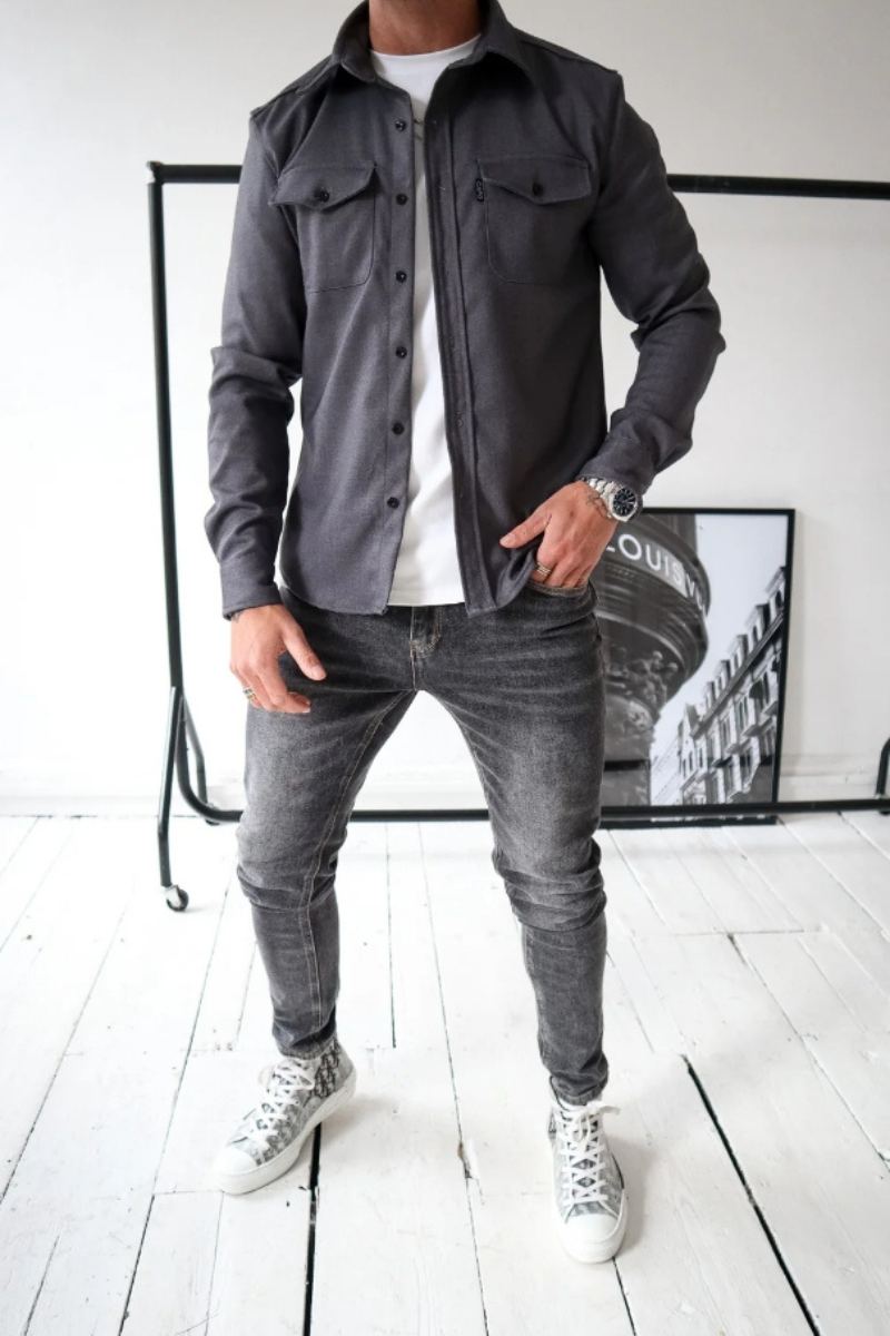 Capo Grey Overshirt