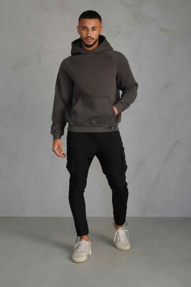 Capo Raglan Hoodie Dark Grey