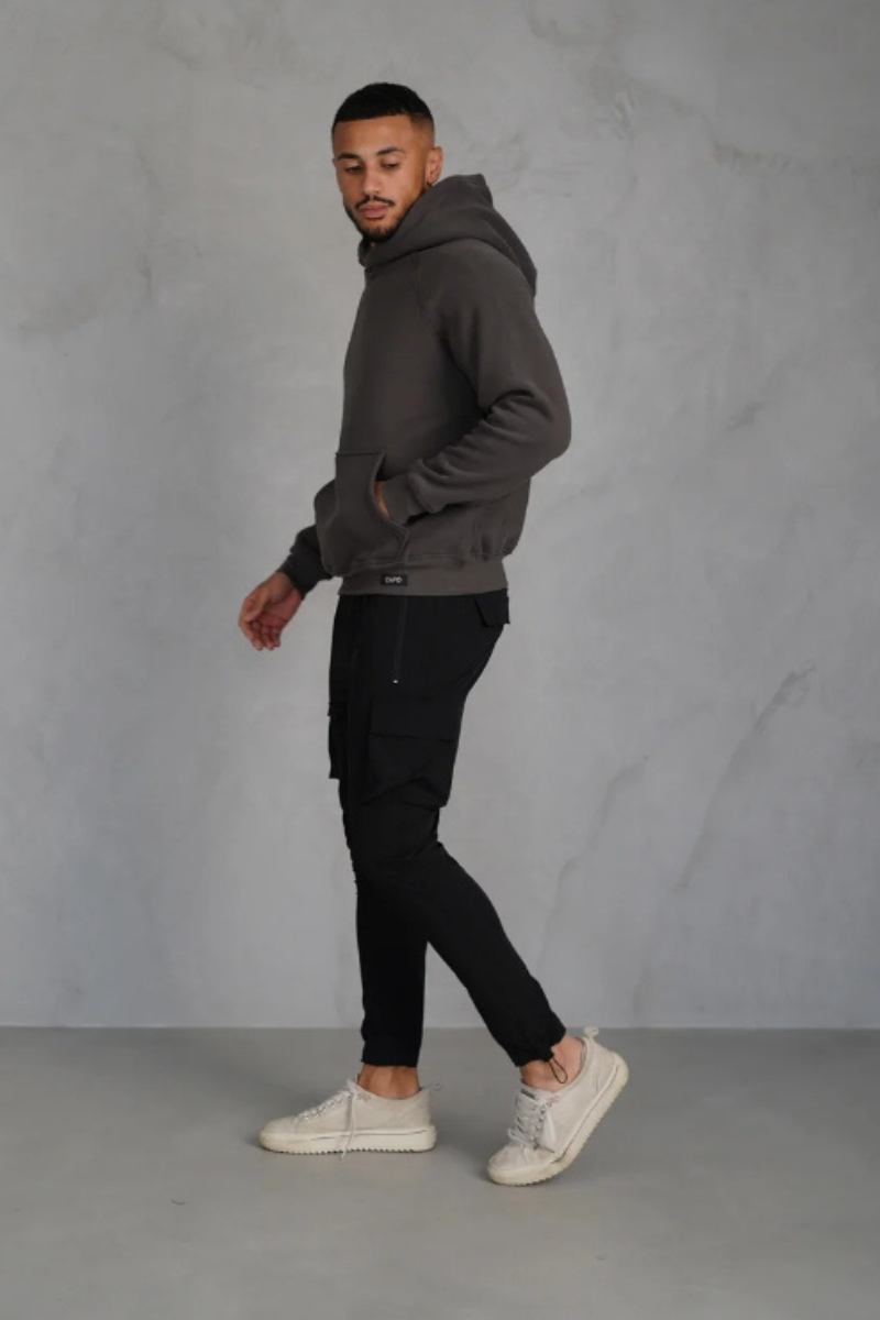 Capo Raglan Hoodie Dark Grey