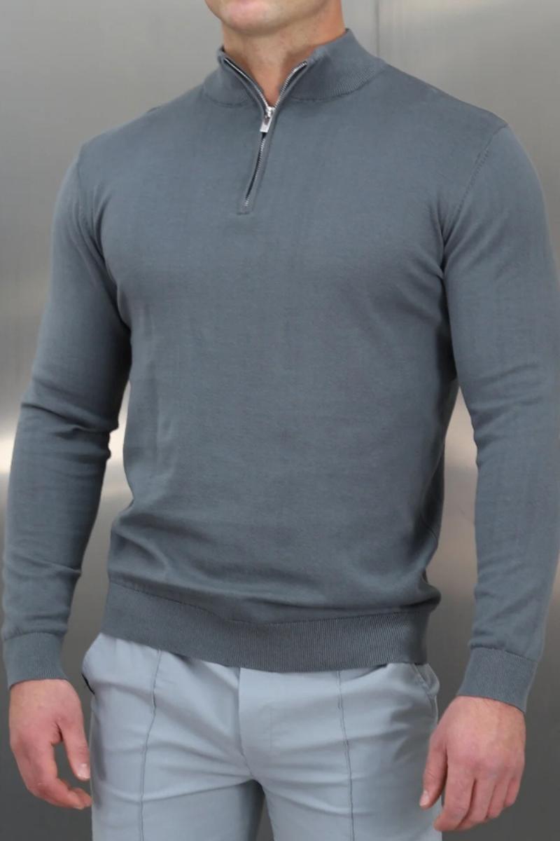 Capo 1/4 Zip Top Charcoal