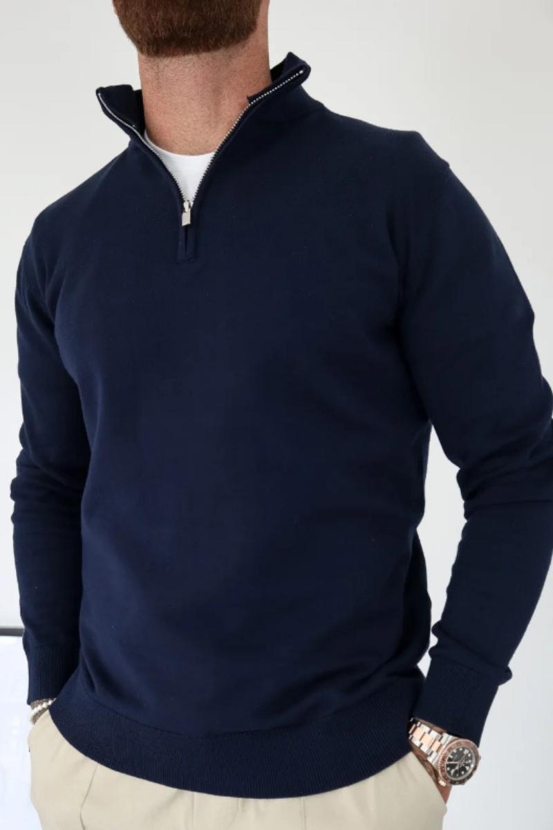 Capo 1/4 Zip Top Navy