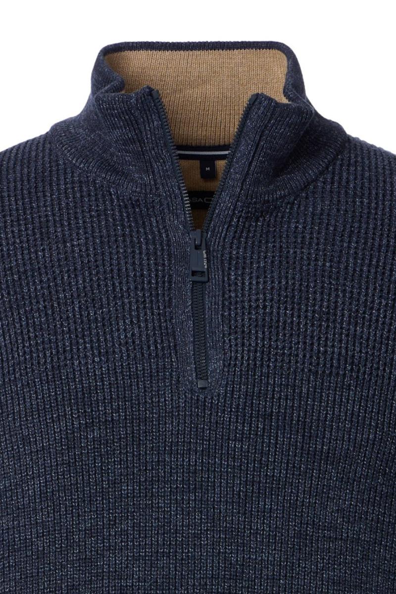 Casa Moda 02300 1/4 Zip Jumper Sky