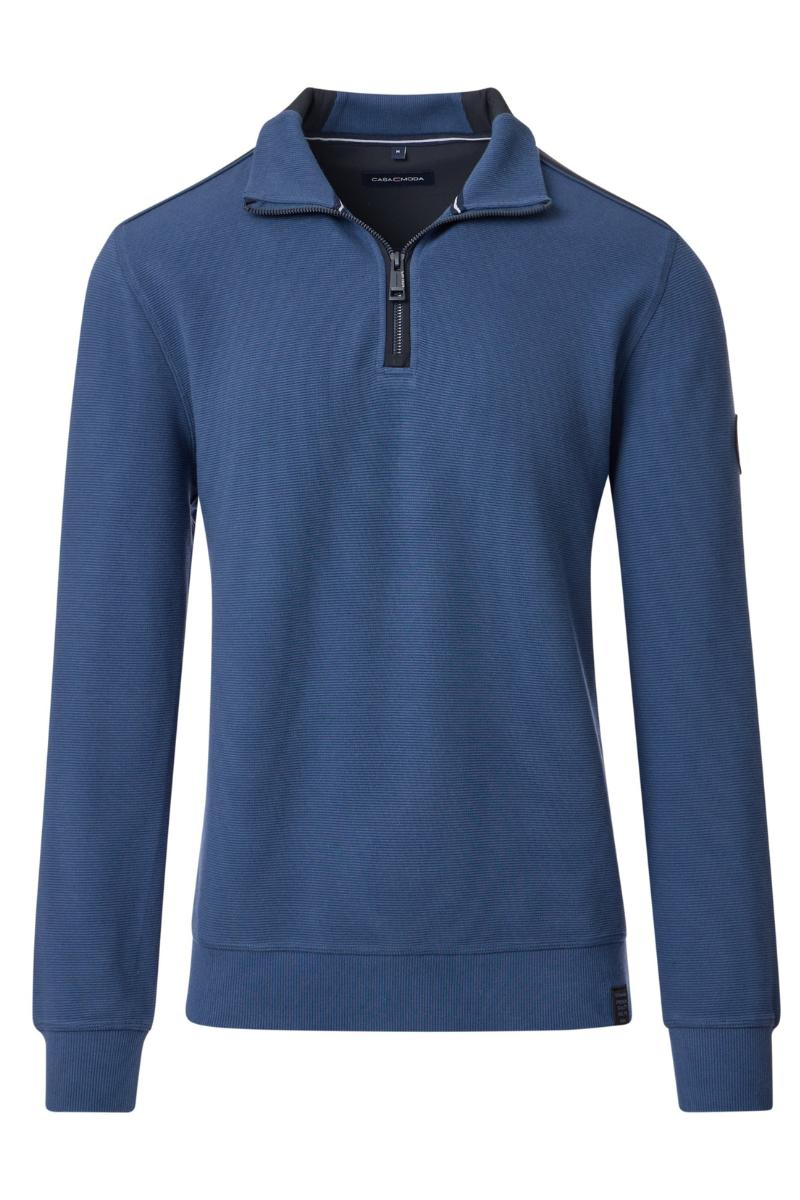 Casa Moda 3400 1/4 Zip Sweater Sea