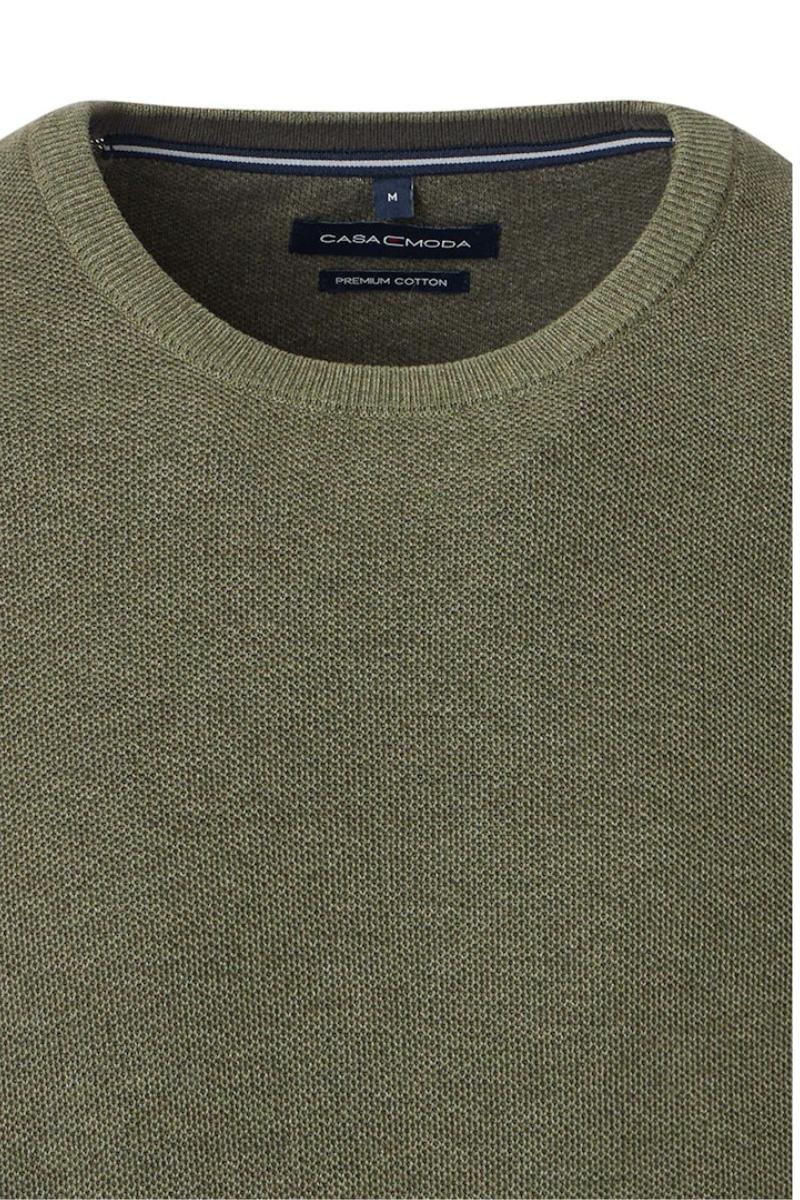 Casa Moda 05800 O Neck Jumper Green