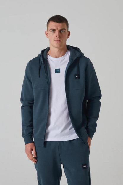 Diesel Kaleb Zip Up Jumper Tidal Teal