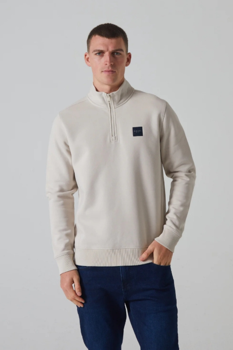 Diesel Thomas Half Zip Jumper Bone