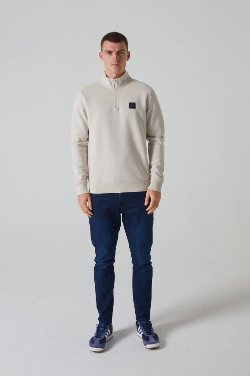 Diesel Thomas Half Zip Jumper Bone