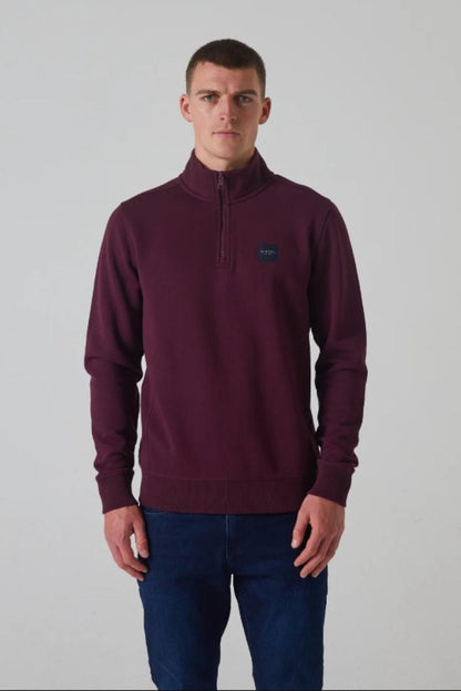 Diesel Thomas Half Zip Jumper Wineport