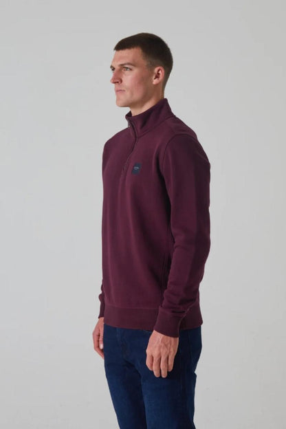 Diesel Thomas Half Zip Jumper Wineport