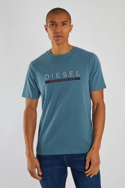 Diesel Tristian T-Shirt Blue Haven