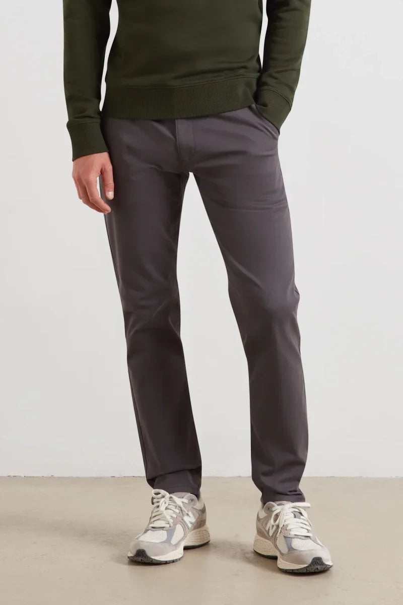 Farah Elm Stretch Twill Chino Charcoal