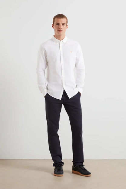 Farah Elm Stretch Twill Chino True Navy