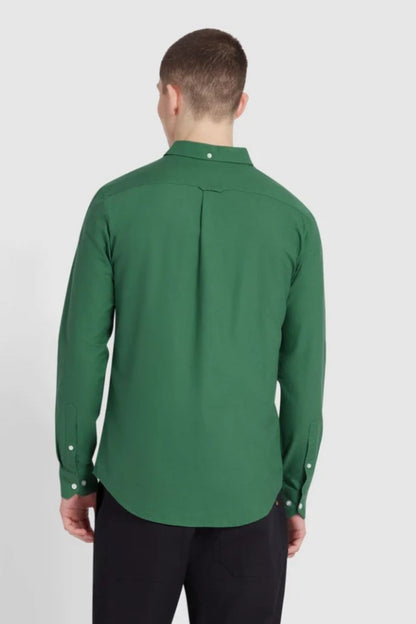 Farah Brewer Slim Shirt Green Meadow