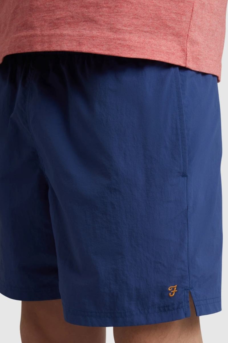 Farah Colbert Plain Swim Shorts Sigil Blue