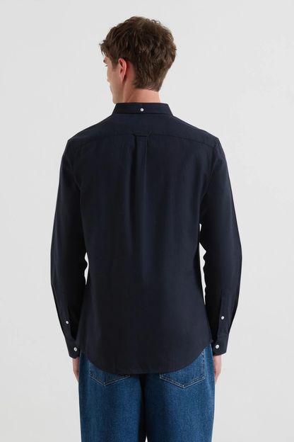 Farah Milners Plain Shirt Navy